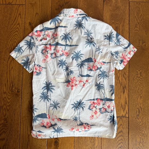American Eagle Men’s Tropical Hawaiian Shirt, Size S - Picture 4 of 4